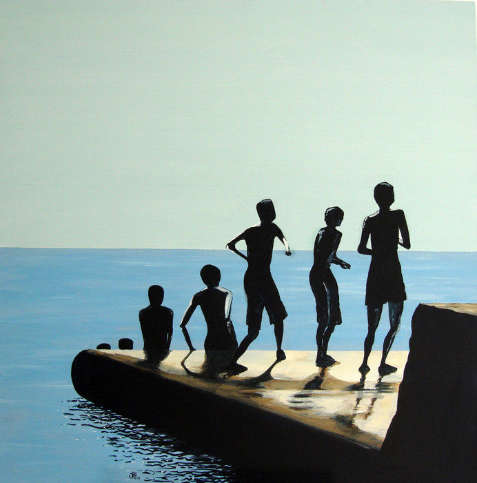 Print - The Groyne Series - Sit and Throw Smart Deco Homeware Lighting and Art by Jacqueline hammond