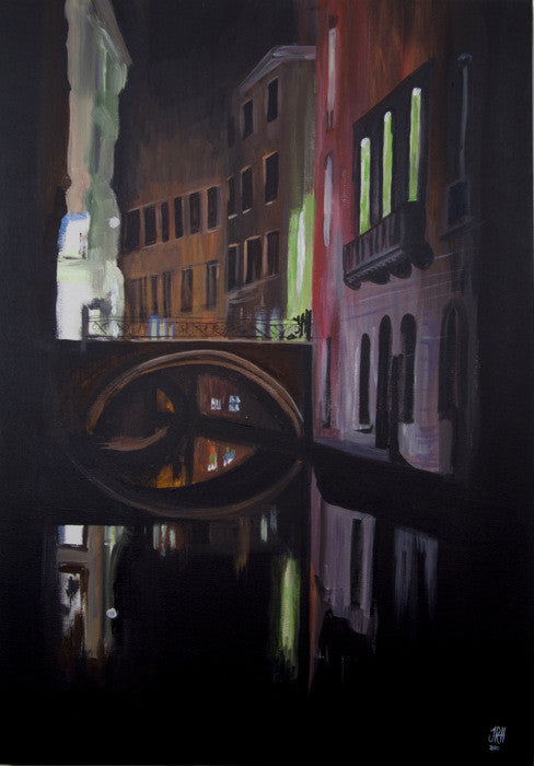 That Night in Venice (SOLD) Smart Deco Homeware Lighting and Art by Jacqueline hammond