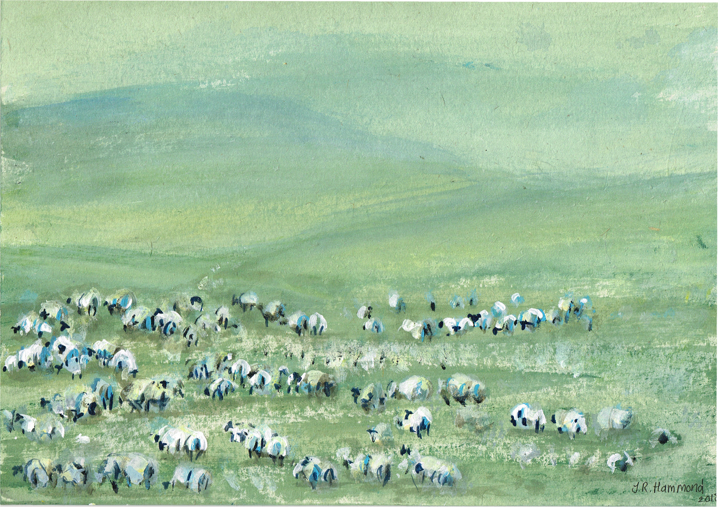 At Night I Dream of Acrylic Sheep Painting - Eight Smart Deco Homeware Lighting and Art by Jacqueline hammond