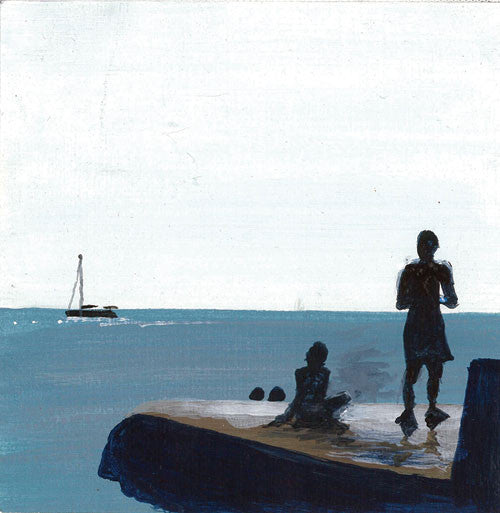Original Painting - 4th Mini - Contemplate Smart Deco Homeware Lighting and Art by Jacqueline hammond