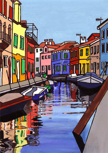 Venice Four (SOLD) Smart Deco Homeware Lighting and Art by Jacqueline hammond