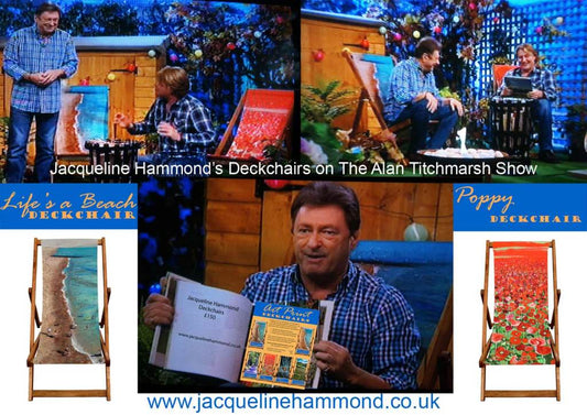 Deckchairs by Jacqueline Hammond, as seen on The Alan Titchmarsh Show