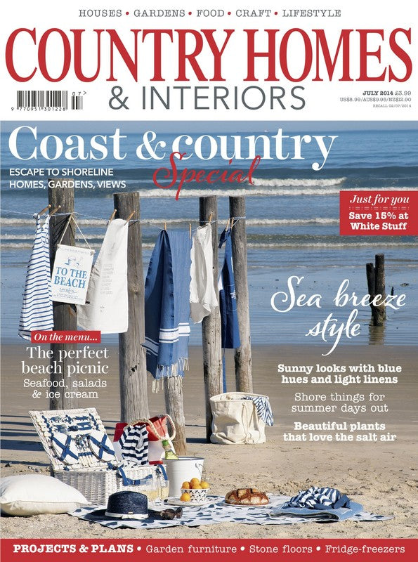 Santa Fe Deckchair in July edition of Country Homes and Interiors Magazine