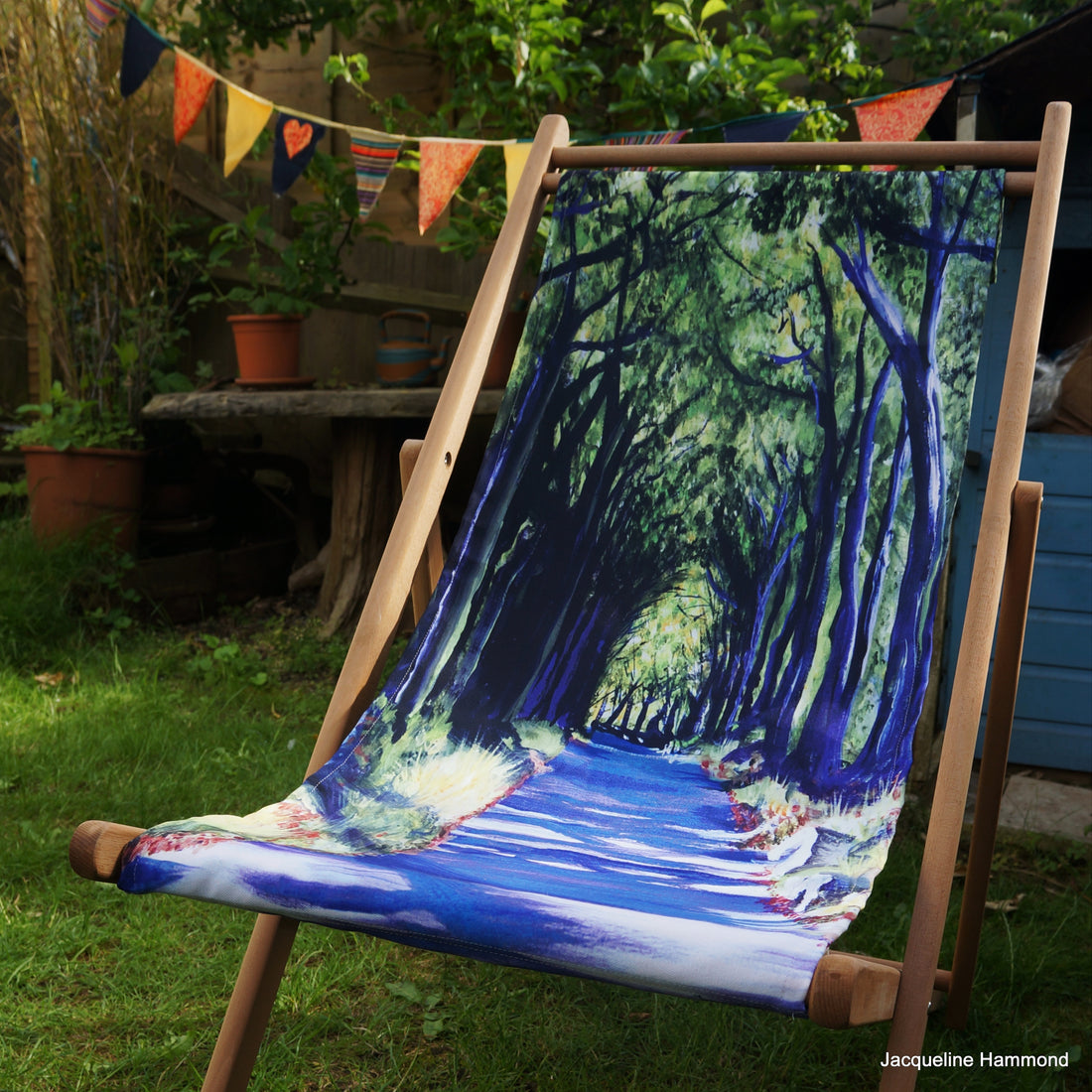 Country Lane Deckchair Featured in Five of the Best: Designer Deckchairs in Homes and Property, Evening Standard
