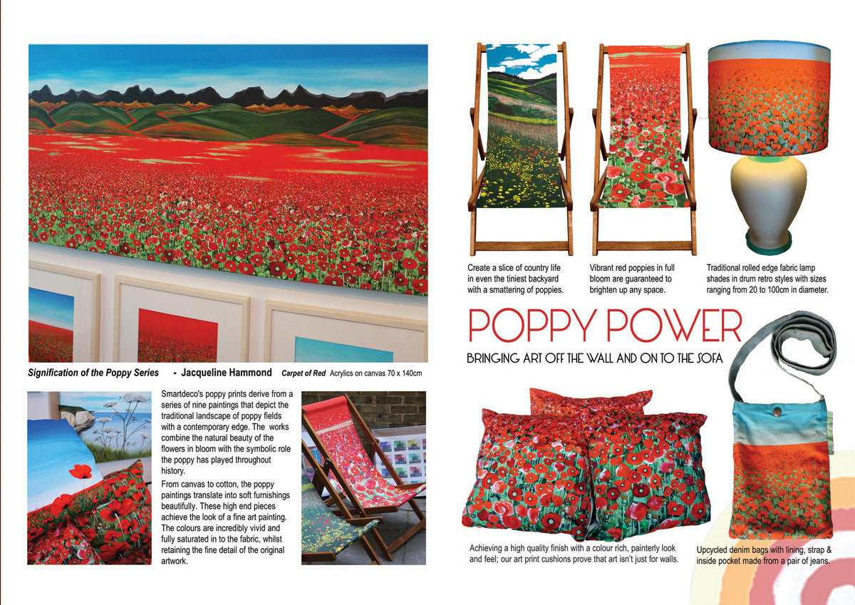 Poppy poppies design print home products and art