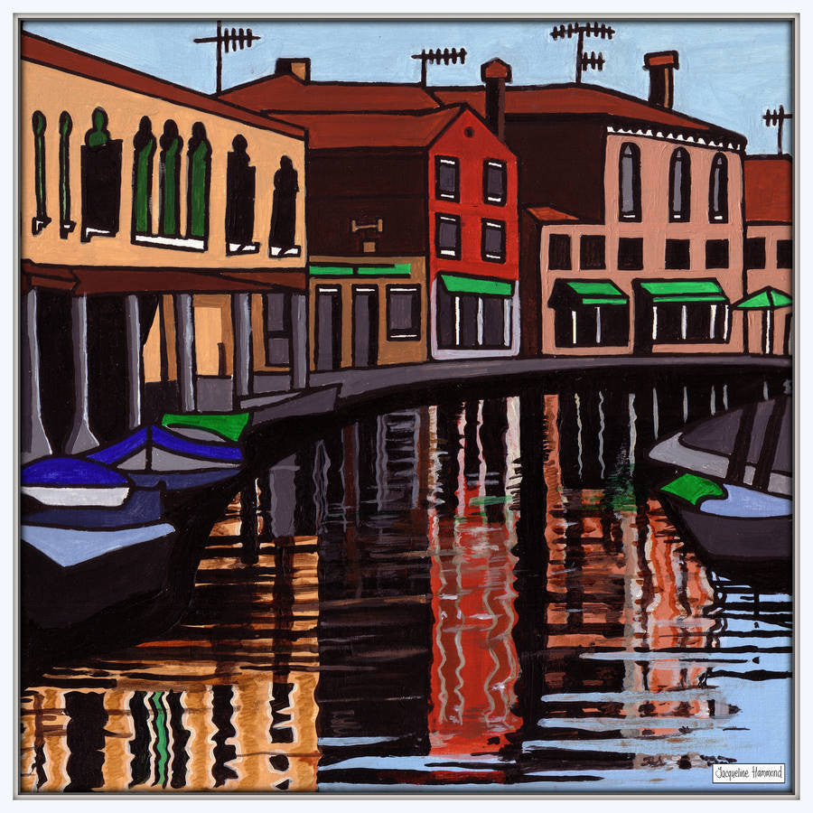 Print Of Painting Venice One By Jacqueline Hammond  Smart Deco Homeware Lighting and Art by Jacqueline hammond