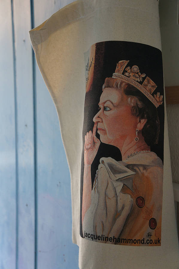 Queenie Canvas Shopper Bag  Smart Deco Homeware Lighting and Art by Jacqueline hammond