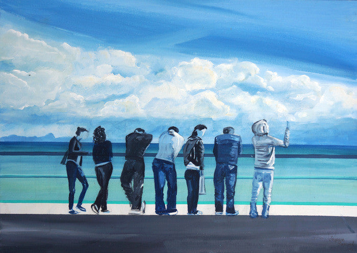 On the Horizon painting  Smart Deco Homeware Lighting and Art by Jacqueline hammond