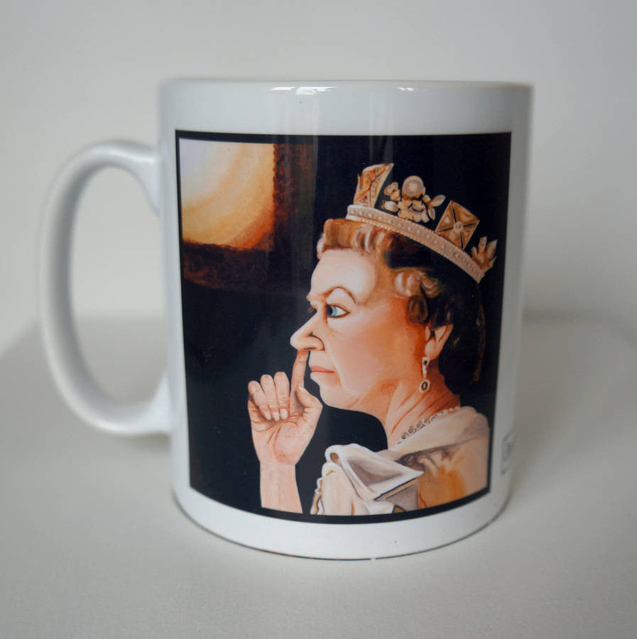 Queenie Ceramic Mug  Smart Deco Homeware Lighting and Art by Jacqueline hammond