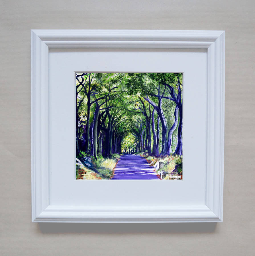 Print - Mum's Drive Home Framed  By Jacqueline Hammond  Smart Deco Homeware Lighting and Art by Jacqueline hammond