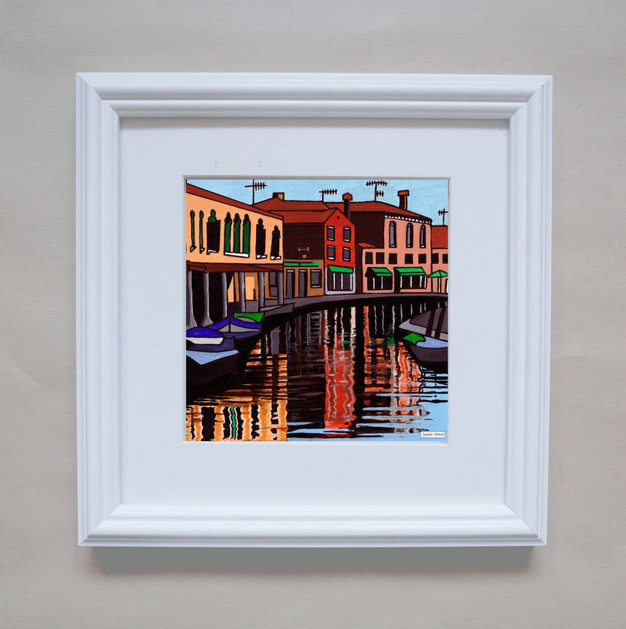 Print Of Painting Venice One By Jacqueline Hammond  Smart Deco Homeware Lighting and Art by Jacqueline hammond