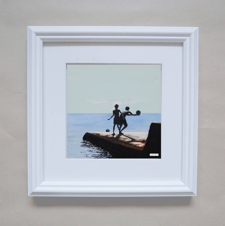 Print Of Painting What A Catch By Jacqueline Hammond  Smart Deco Homeware Lighting and Art by Jacqueline hammond