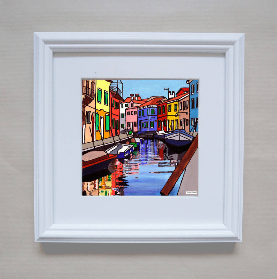 Print Of Painting Venice Four By Jacqueline Hammond  Smart Deco Homeware Lighting and Art by Jacqueline hammond