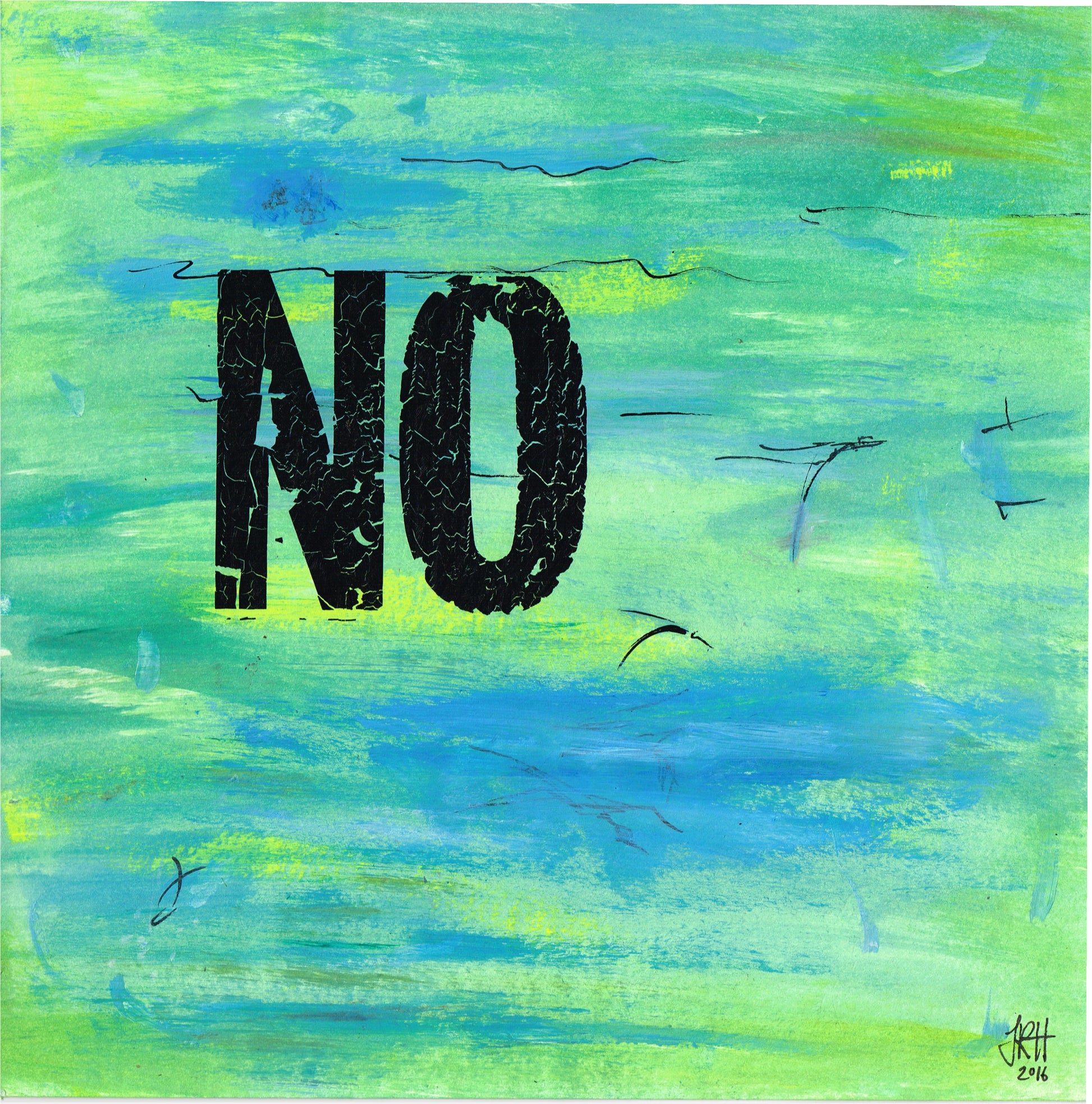 Original Painting - ECO-NO  Smart Deco Homeware Lighting and Art by Jacqueline hammond