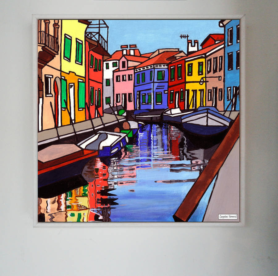 Print Of Painting Venice Four By Jacqueline Hammond  Smart Deco Homeware Lighting and Art by Jacqueline hammond