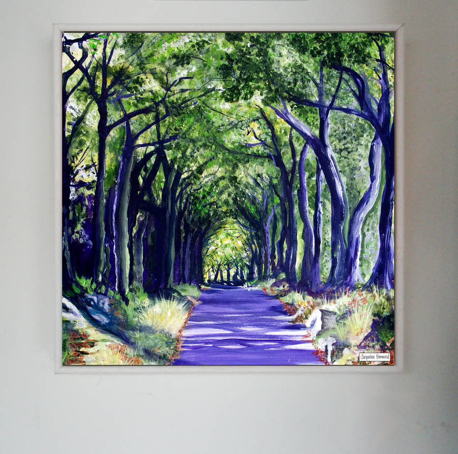 Print - Mum's Drive Home Framed  By Jacqueline Hammond  Smart Deco Homeware Lighting and Art by Jacqueline hammond