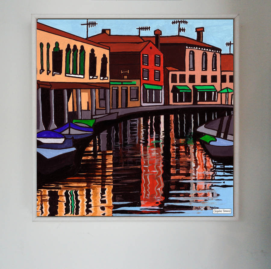 Print Of Painting Venice One By Jacqueline Hammond  Smart Deco Homeware Lighting and Art by Jacqueline hammond