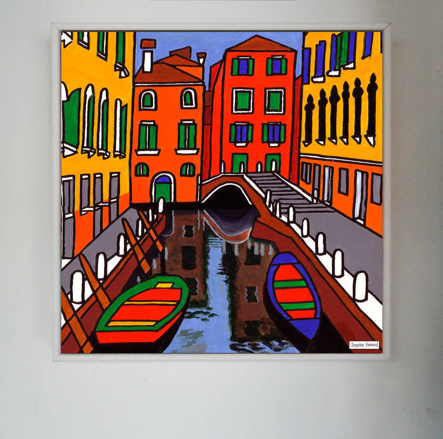 Print Of Painting Venice Three By Jacqueline Hammond  Smart Deco Homeware Lighting and Art by Jacqueline hammond