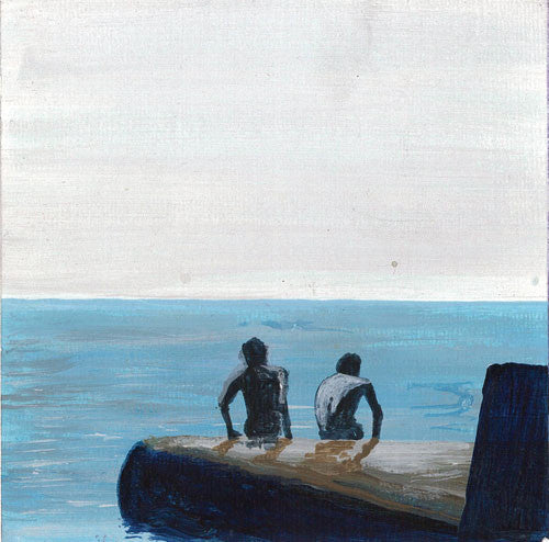 Original Painting - 3rd Mini - Back Up  Smart Deco Homeware Lighting and Art by Jacqueline hammond