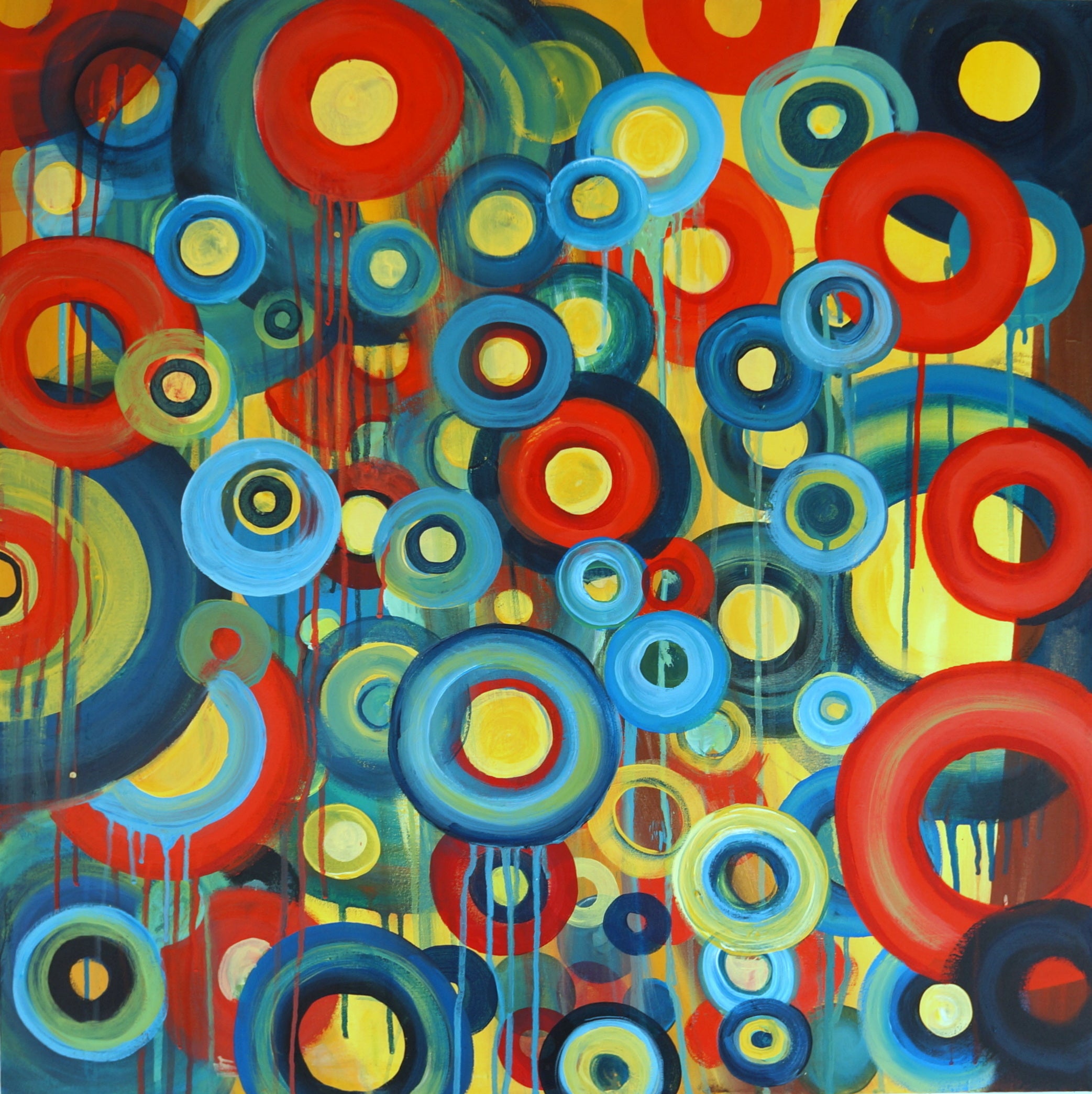 Life in Circles: Drowning, Painting