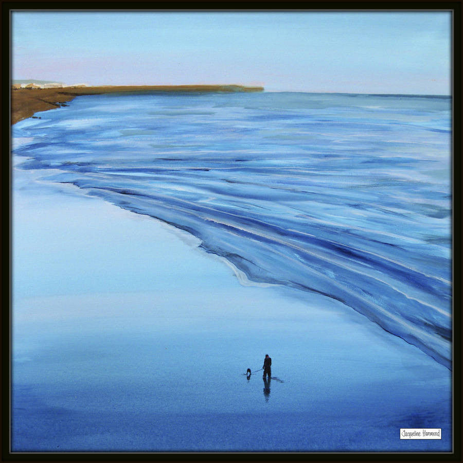 Print Of Painting Kemptown Tide By Jacqueline Hammond  Smart Deco Homeware Lighting and Art by Jacqueline hammond