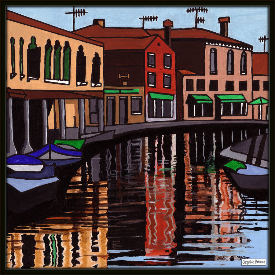 Print Of Painting Venice One By Jacqueline Hammond  Smart Deco Homeware Lighting and Art by Jacqueline hammond