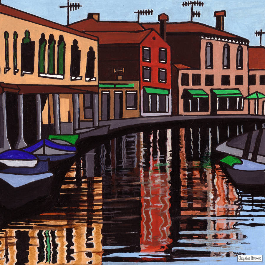 Print Of Painting Venice One By Jacqueline Hammond  Smart Deco Homeware Lighting and Art by Jacqueline hammond
