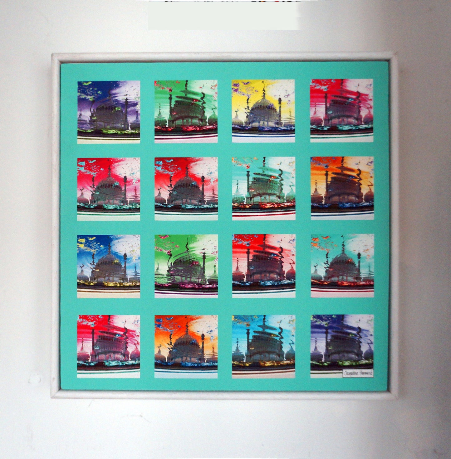 Pop Art Acid Pavilion Canvas Print  Smart Deco Homeware Lighting and Art by Jacqueline hammond