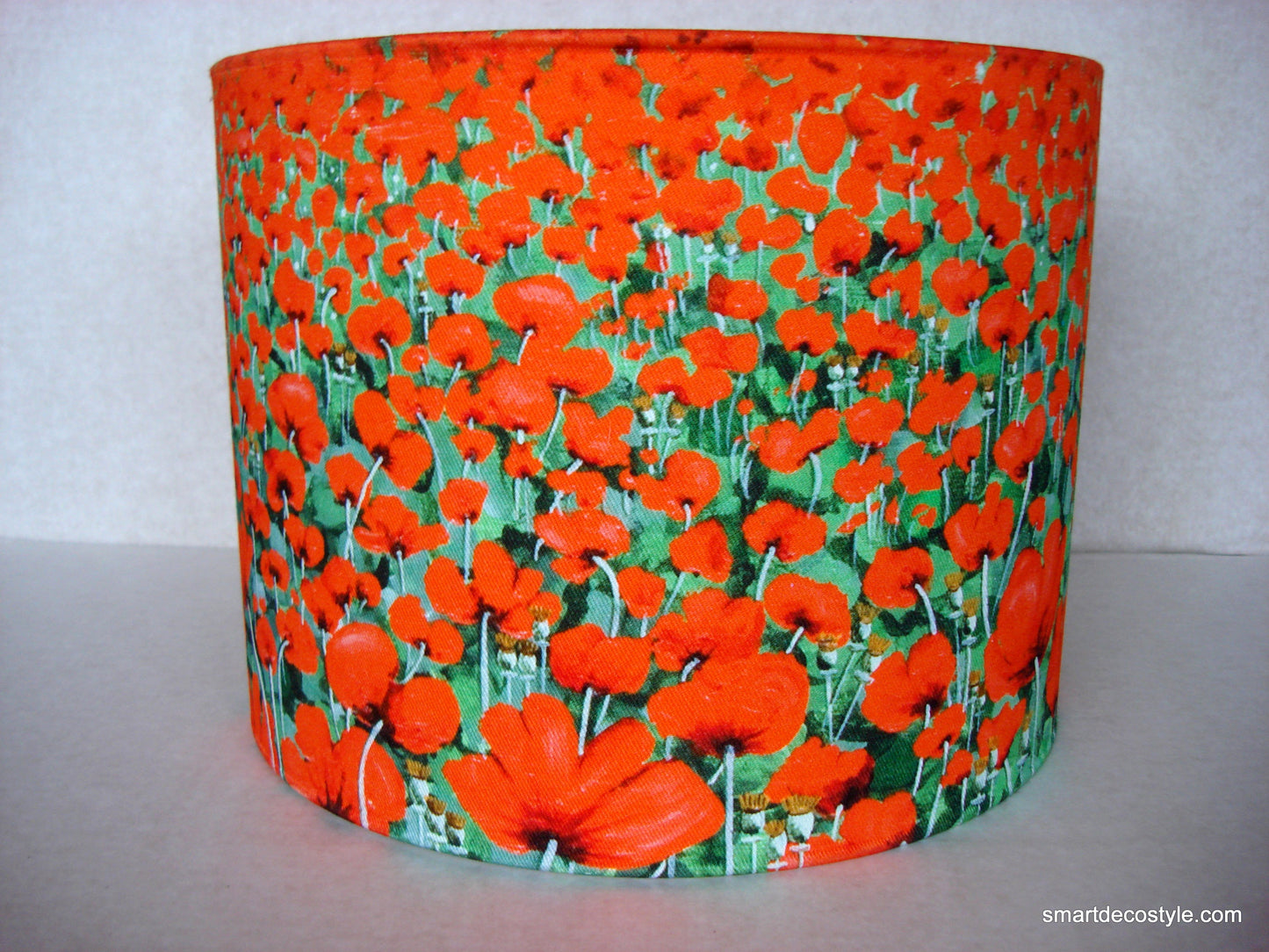 Lampshade - Blowing Poppies  Smart Deco Homeware Lighting and Art by Jacqueline hammond