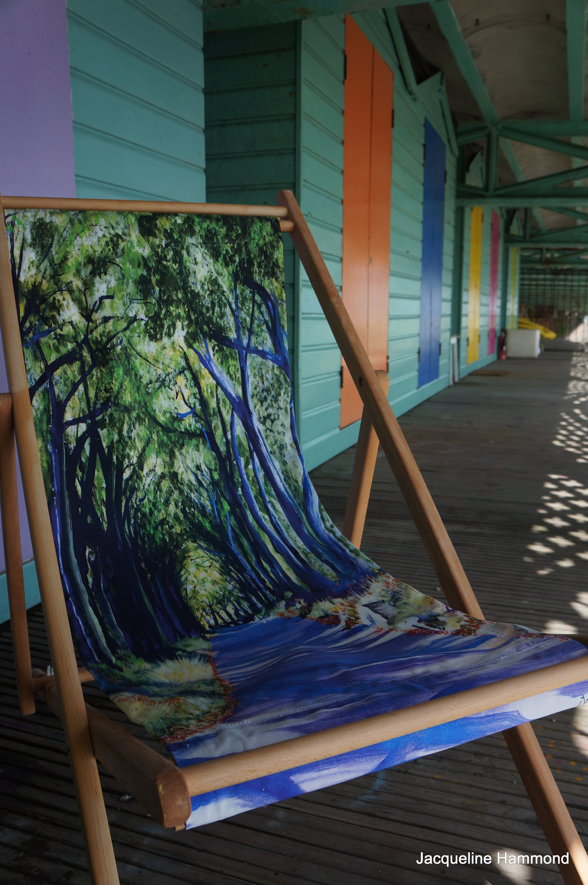 Deckchair - Traditional Seaside  - Country Lane  Smart Deco Homeware Lighting and Art by Jacqueline hammond