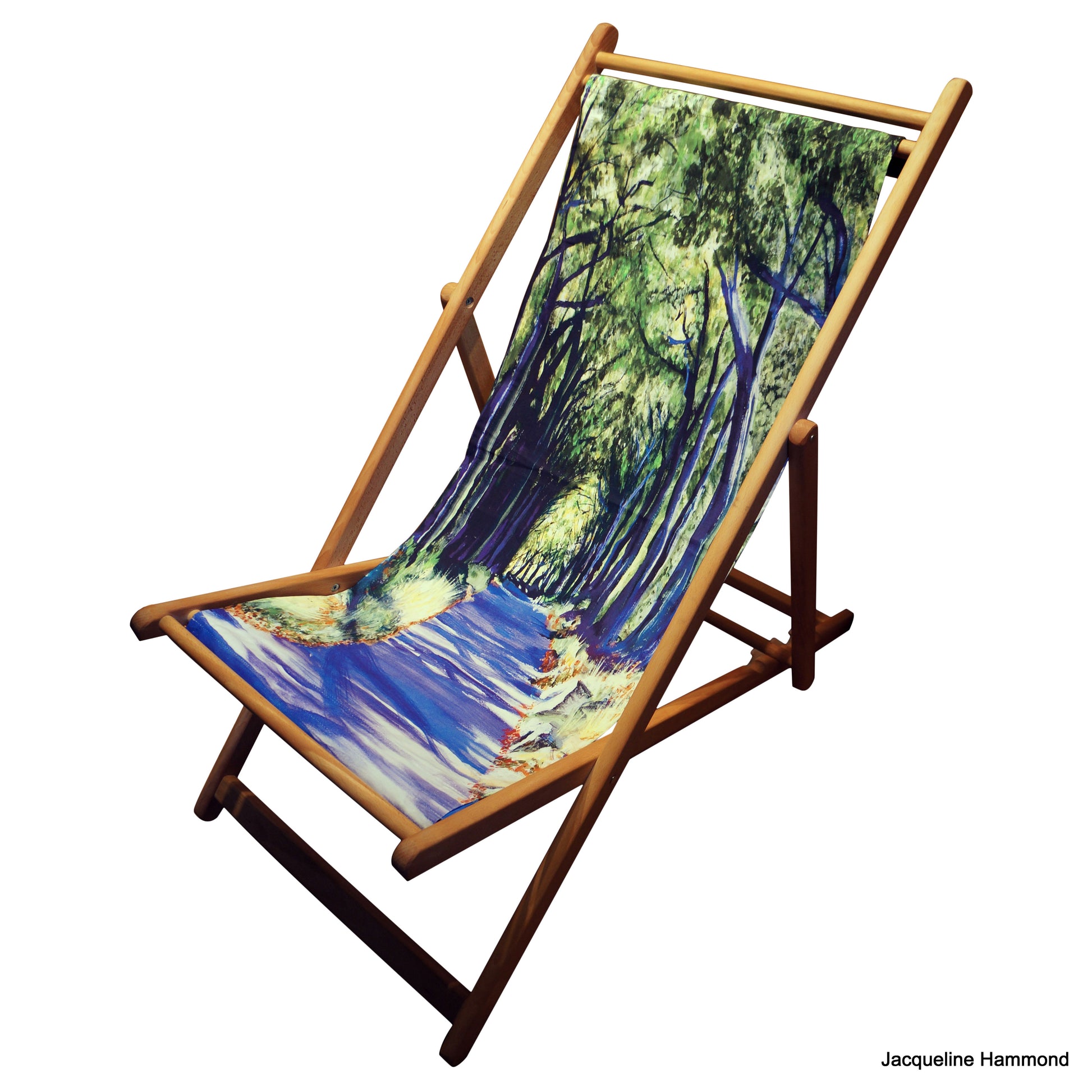 Deckchair - Traditional Seaside  - Country Lane  Smart Deco Homeware Lighting and Art by Jacqueline hammond