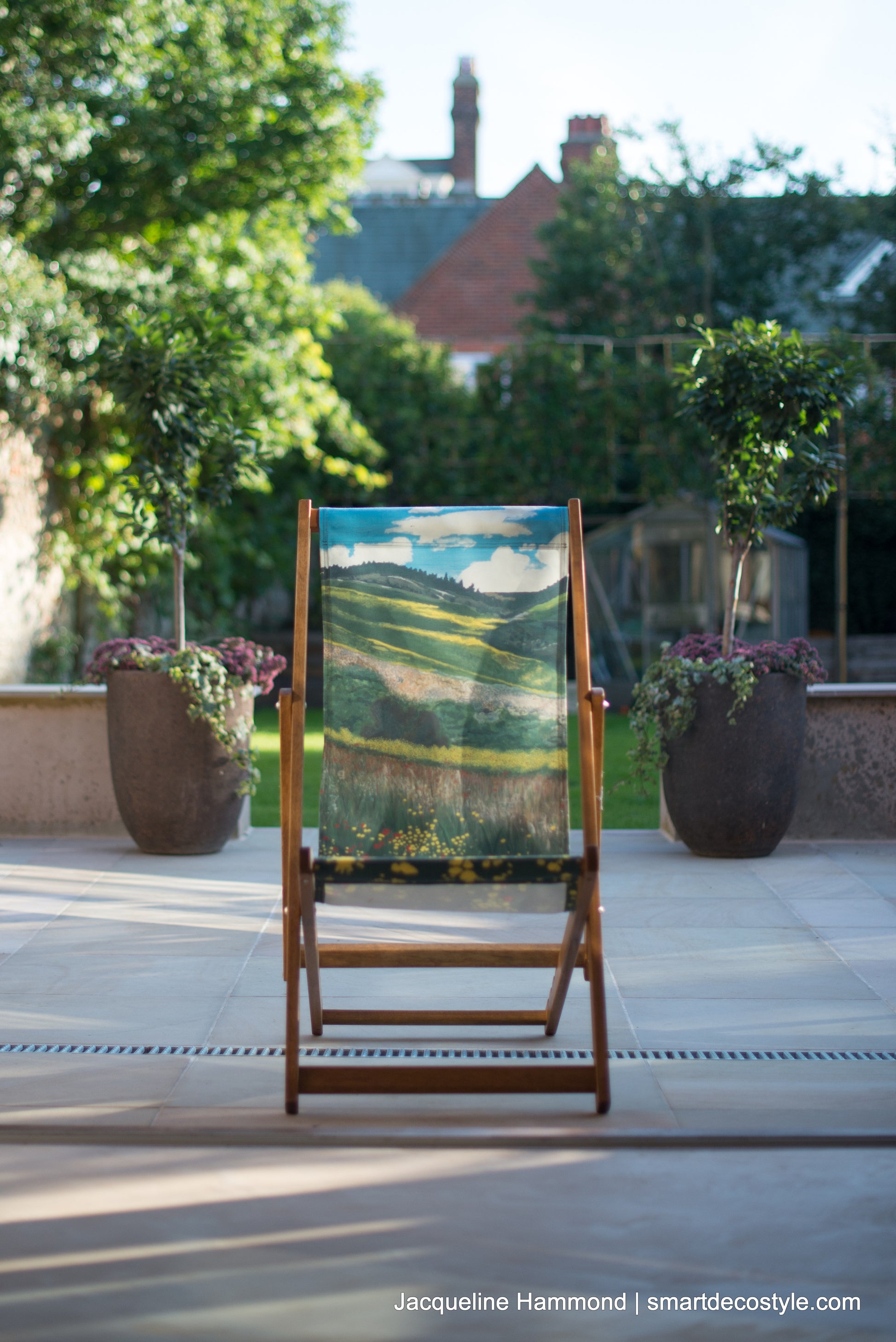 Deckchair - Traditional Seaside - Santa Fe Fields  Smart Deco Homeware Lighting and Art by Jacqueline hammond