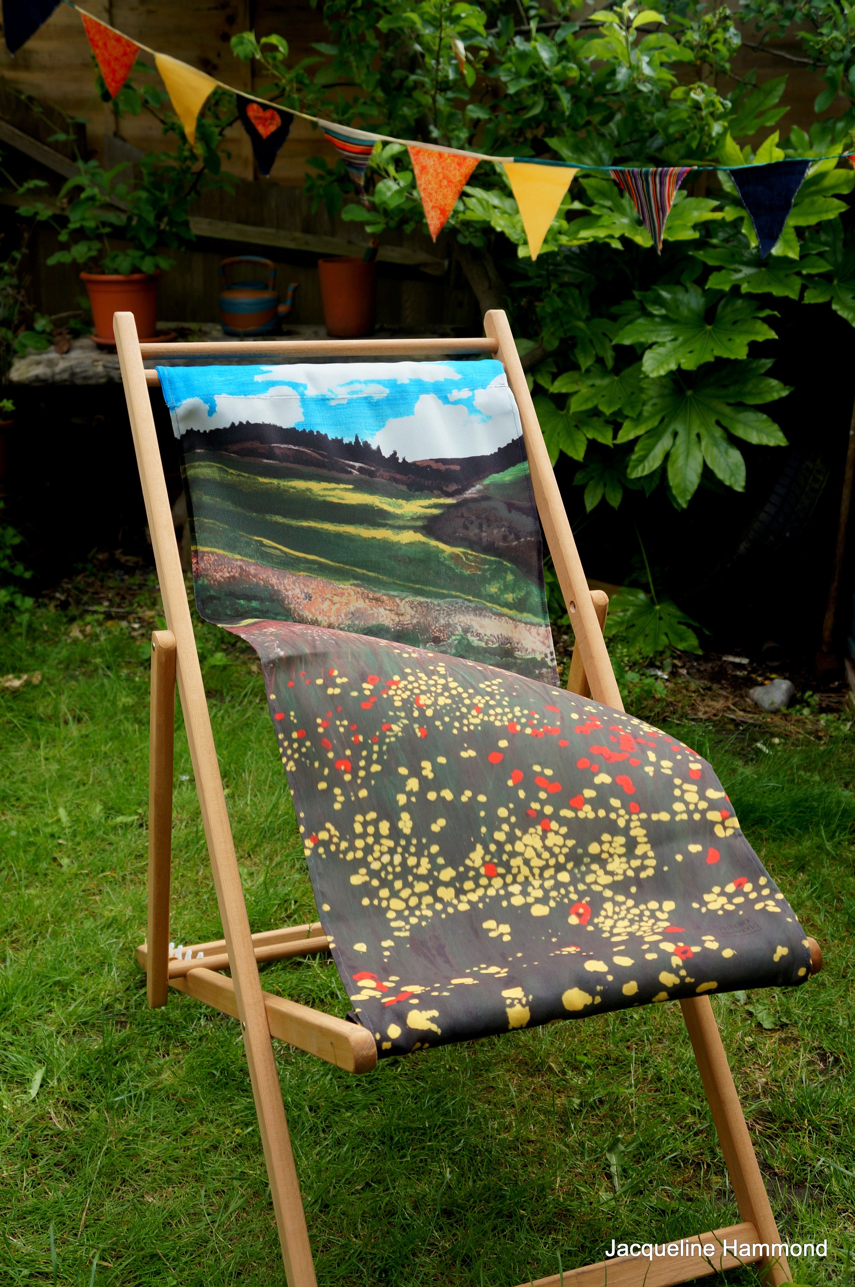 Deckchair - Traditional Seaside - Santa Fe Fields  Smart Deco Homeware Lighting and Art by Jacqueline hammond