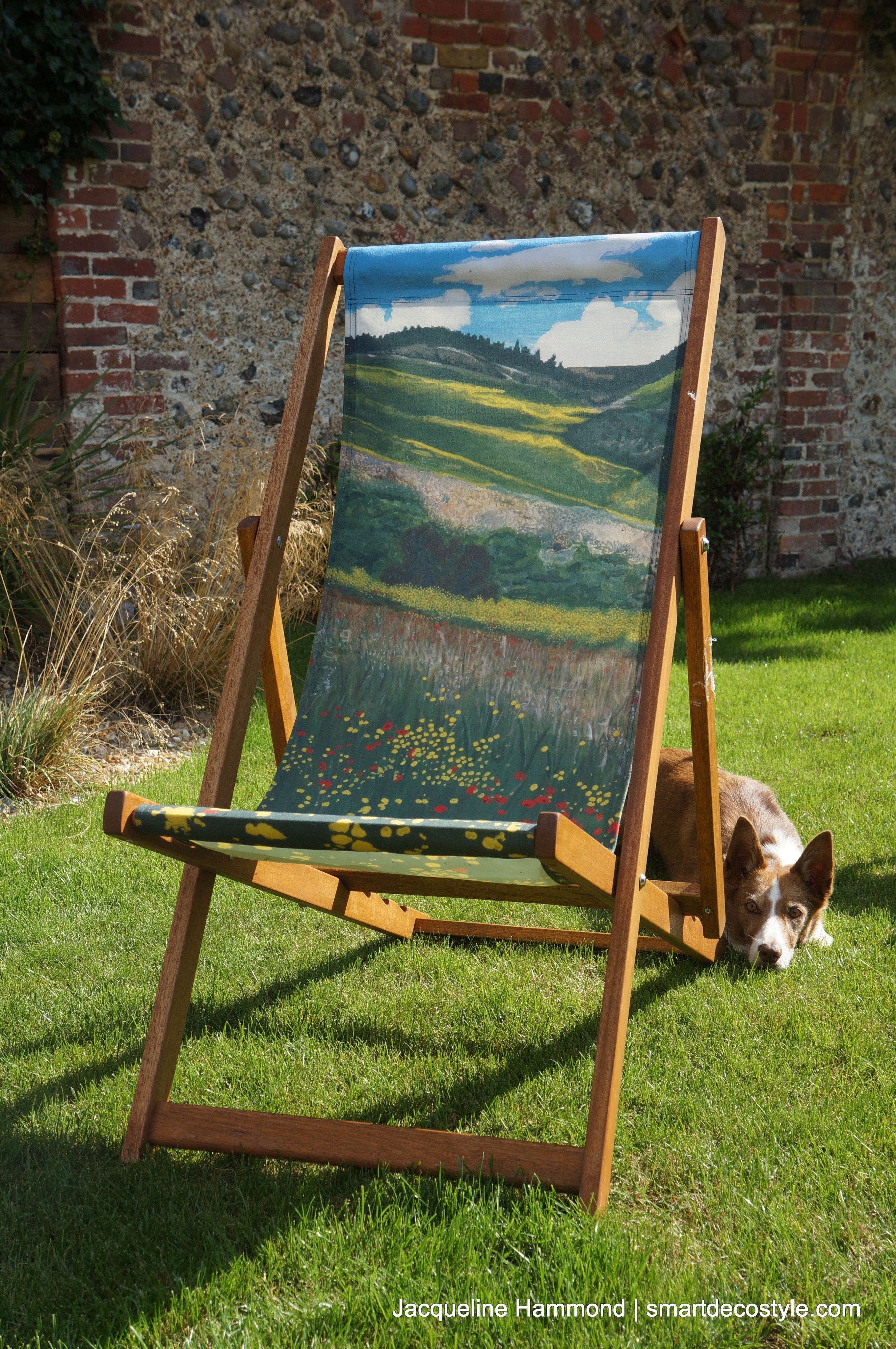 Deckchair - Traditional Seaside - Santa Fe Fields  Smart Deco Homeware Lighting and Art by Jacqueline hammond