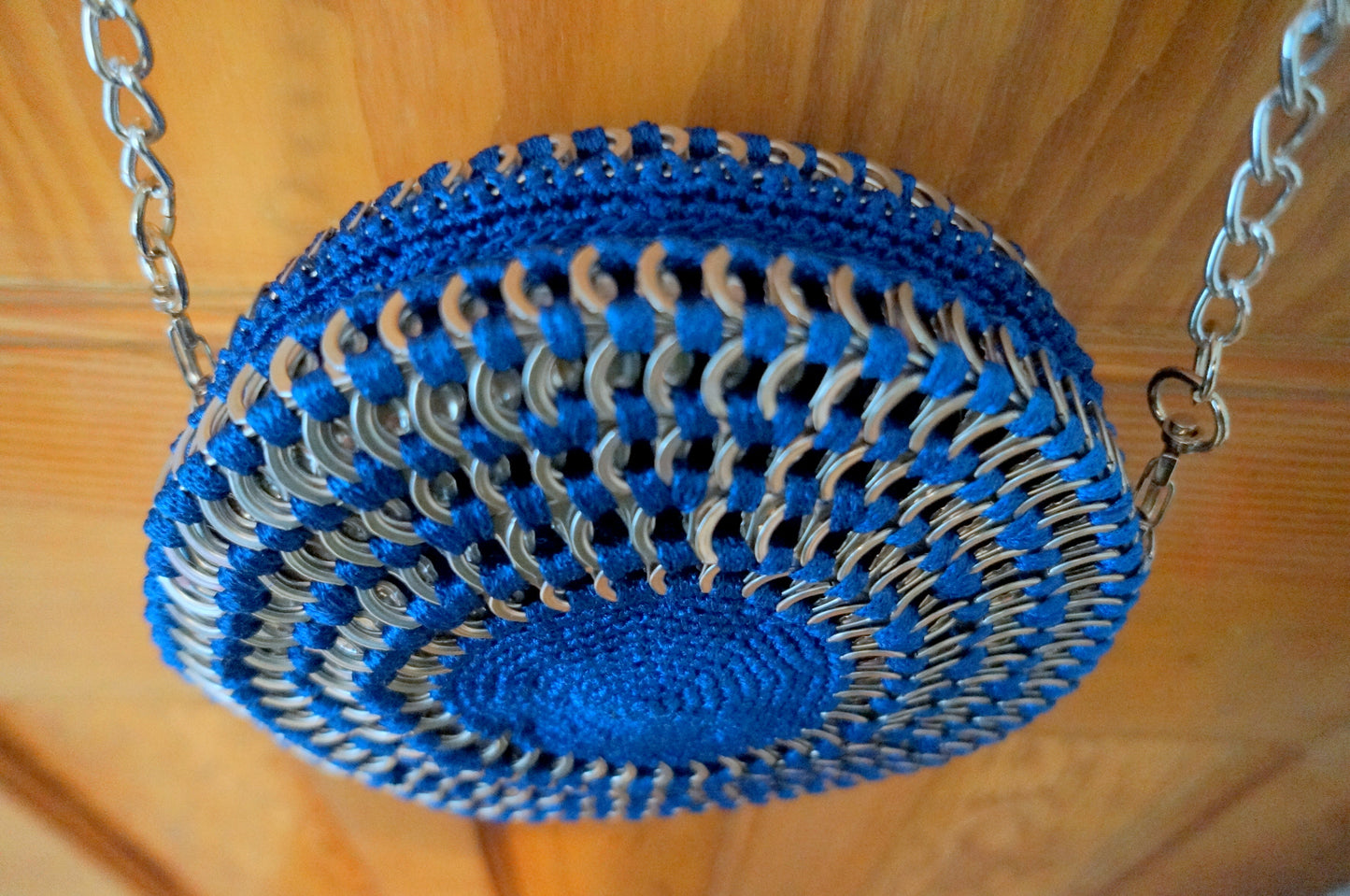 Round Daisy Chain Ring Pulls Handbag  Smart Deco Homeware Lighting and Art by Jacqueline hammond