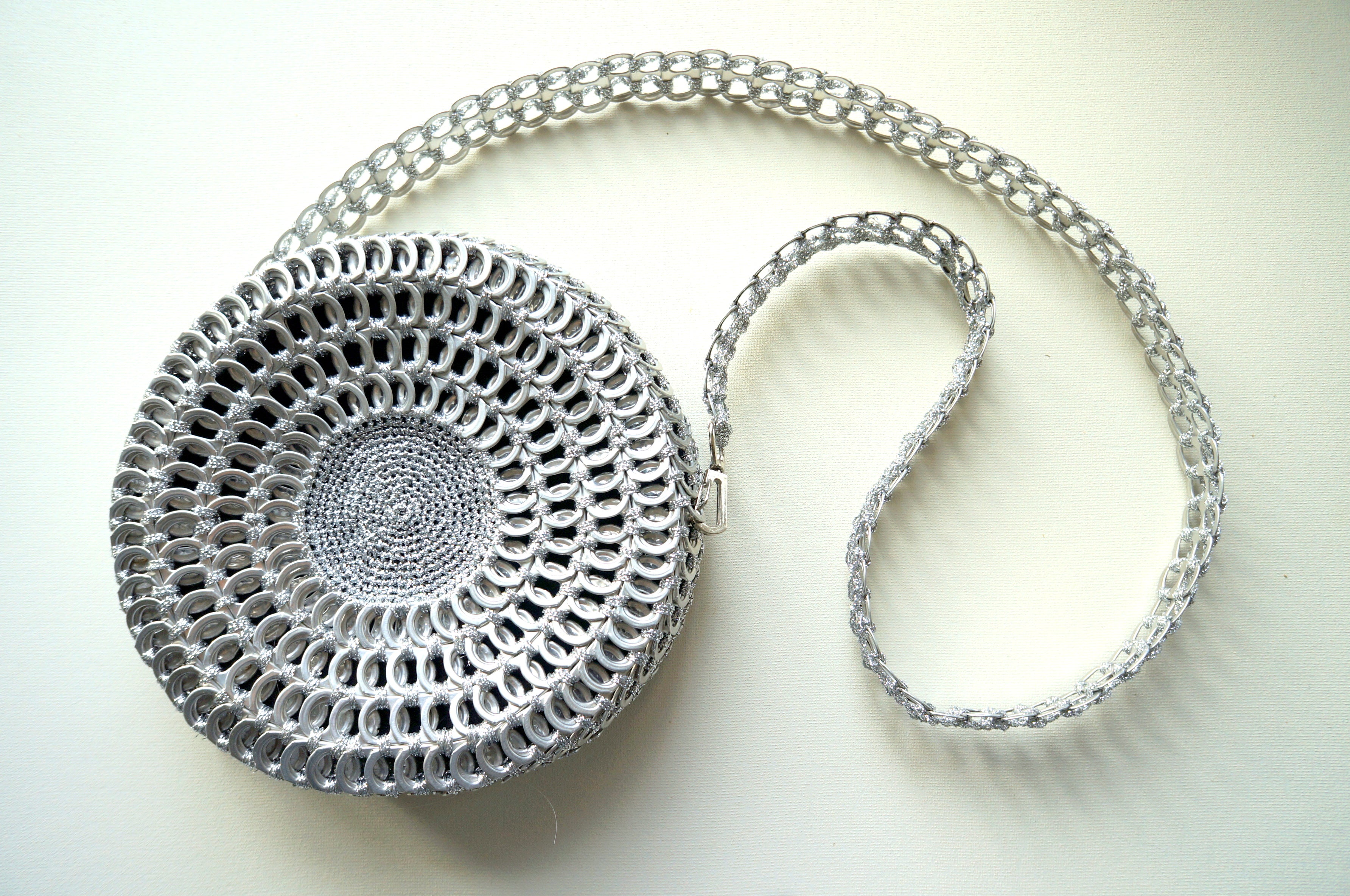 Round Daisy Chain Ring Pulls Handbag  Smart Deco Homeware Lighting and Art by Jacqueline hammond
