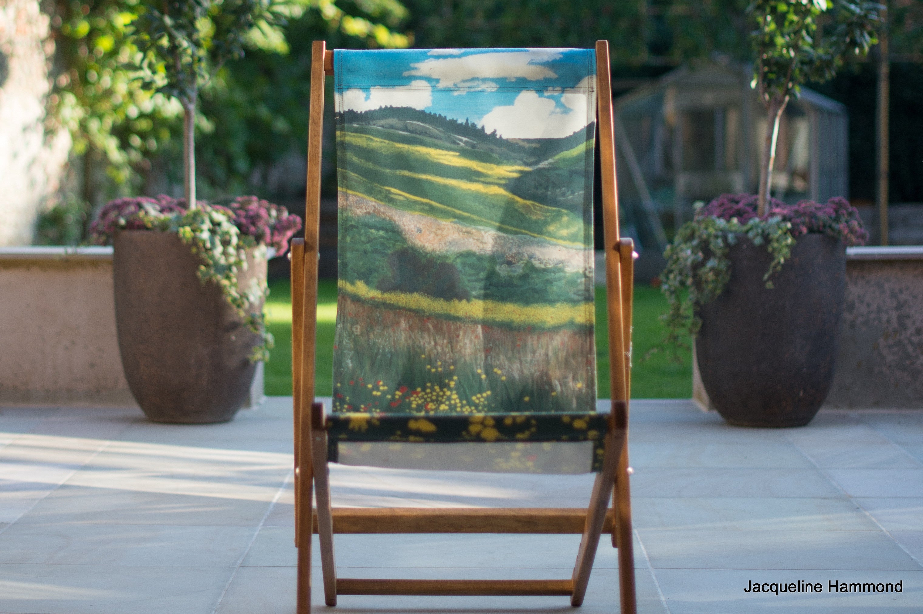 Deckchair - Traditional Seaside - Santa Fe Fields  Smart Deco Homeware Lighting and Art by Jacqueline hammond