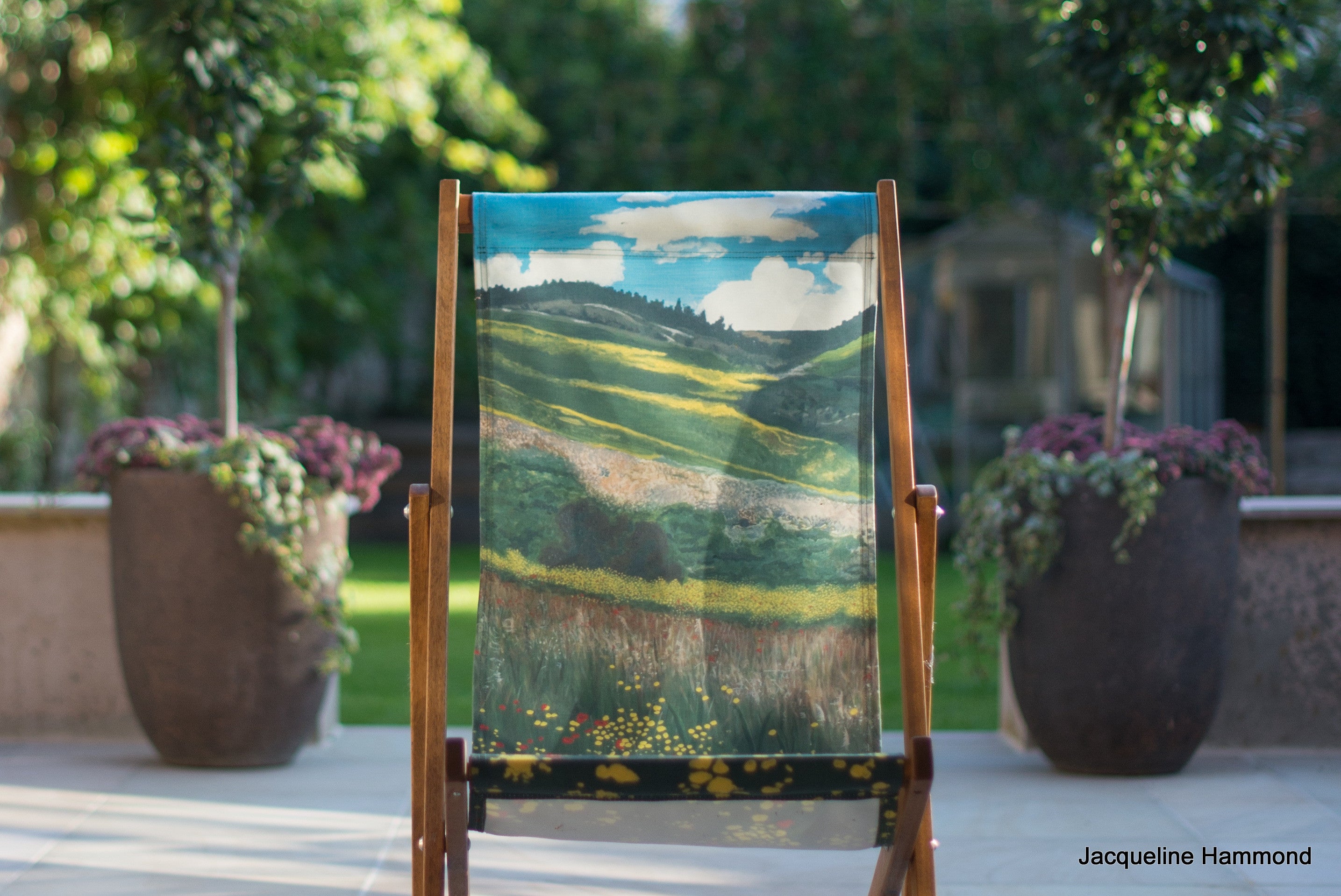 Deckchair - Traditional Seaside - Santa Fe Fields  Smart Deco Homeware Lighting and Art by Jacqueline hammond