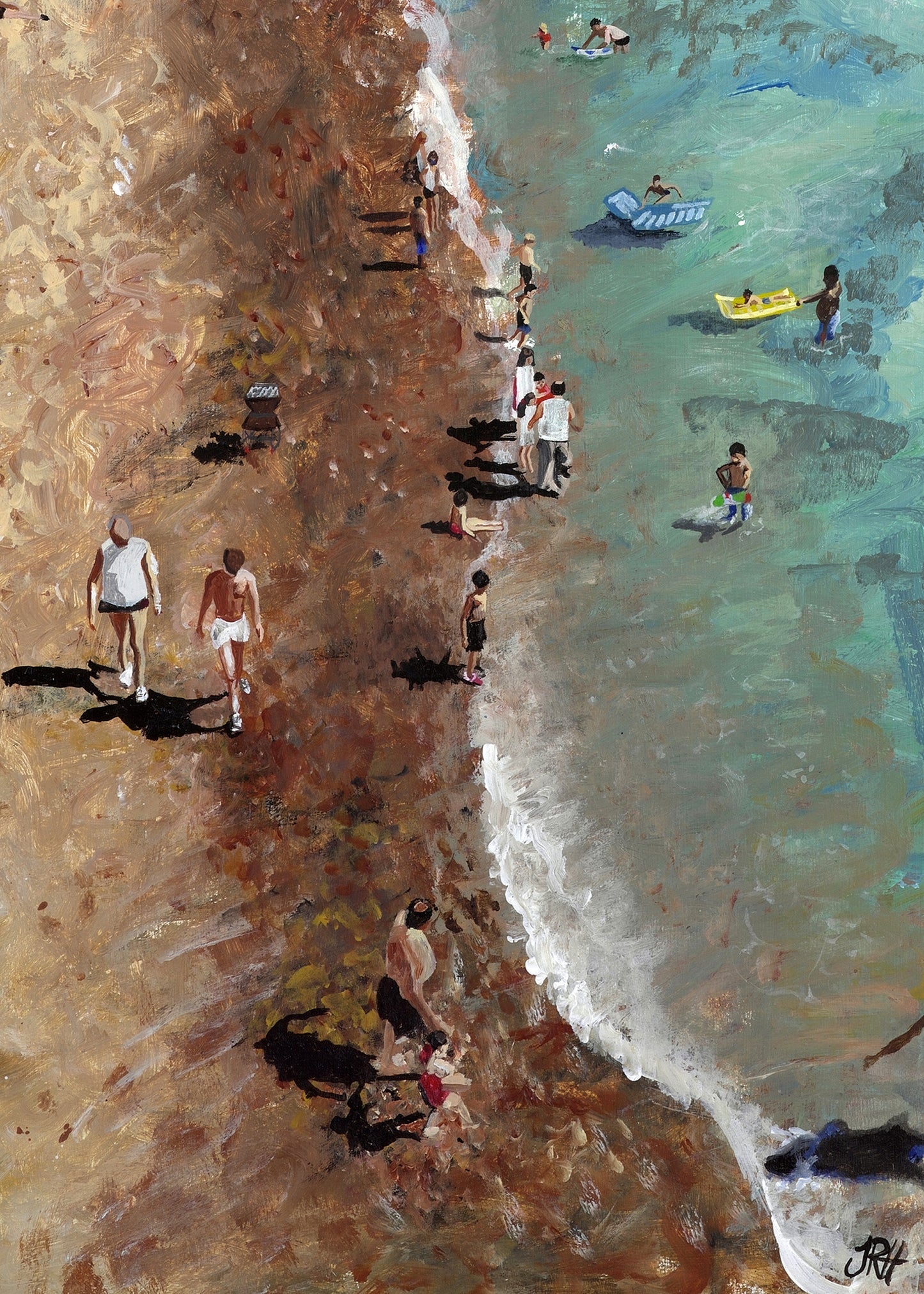 Life's a Beach  Smart Deco Homeware Lighting and Art by Jacqueline hammond