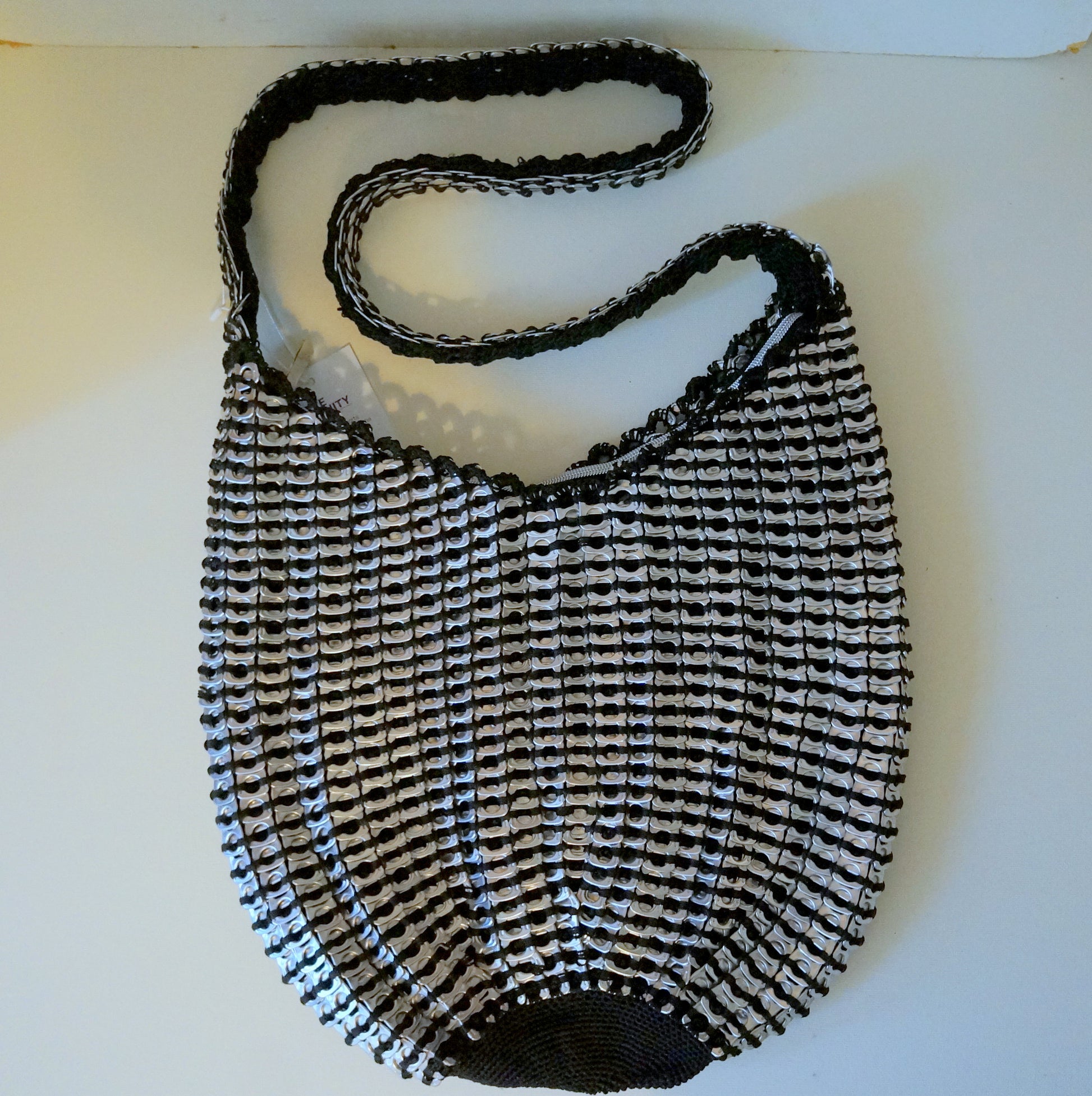 Plucky Upcycled Ring Pulls Bag  Smart Deco Homeware Lighting and Art by Jacqueline hammond