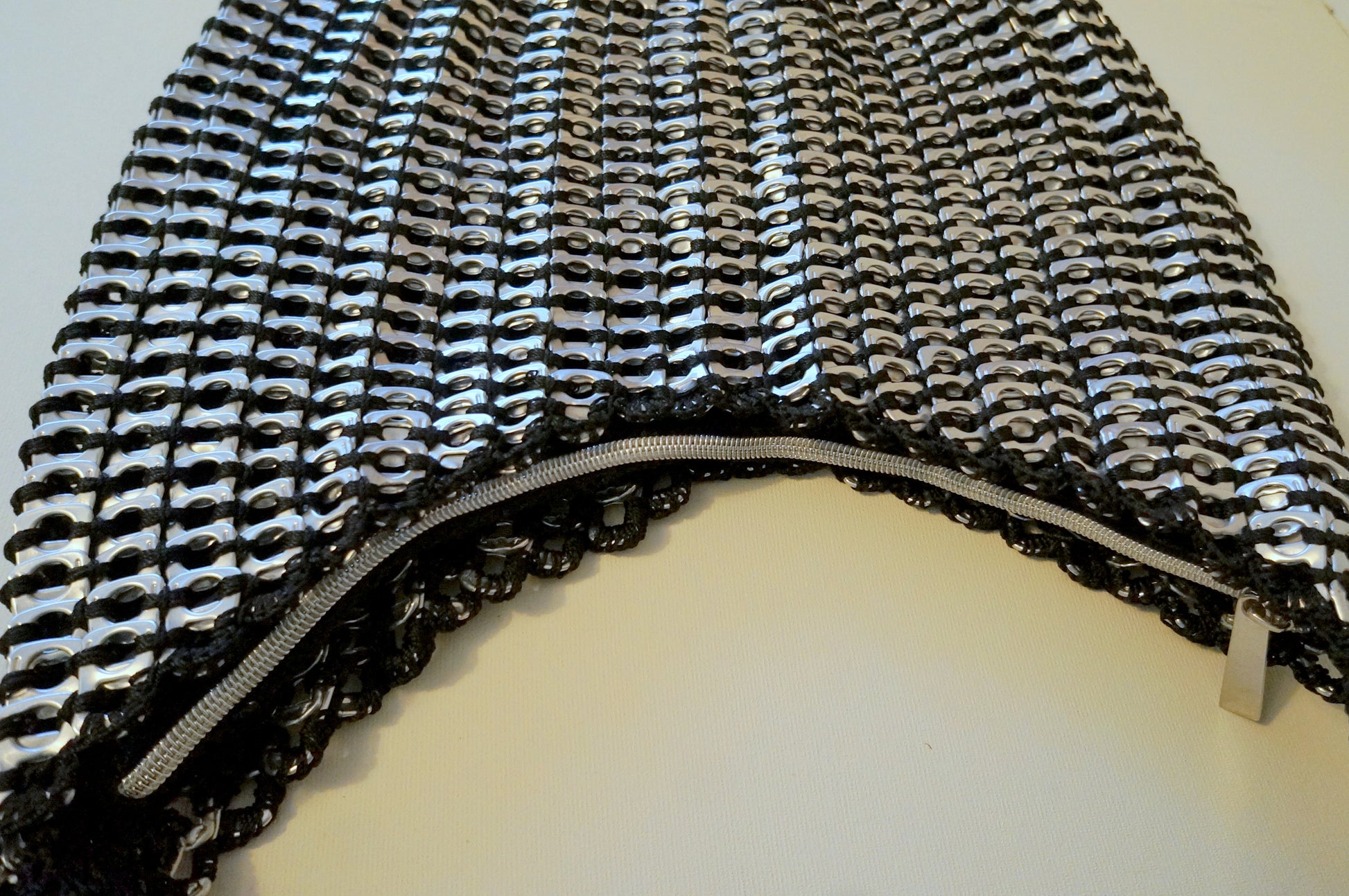 Plucky Upcycled Ring Pulls Bag  Smart Deco Homeware Lighting and Art by Jacqueline hammond