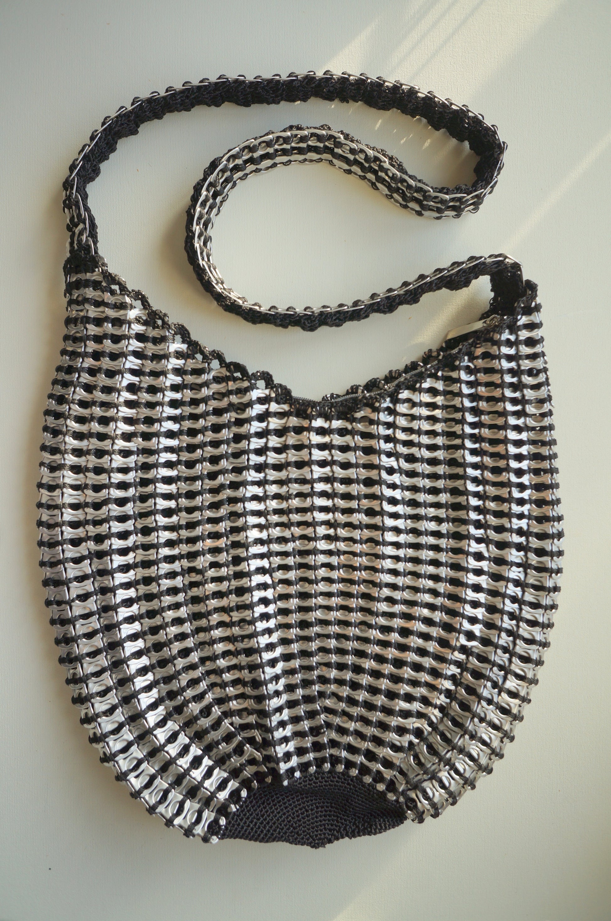 Plucky Upcycled Ring Pulls Bag  Smart Deco Homeware Lighting and Art by Jacqueline hammond