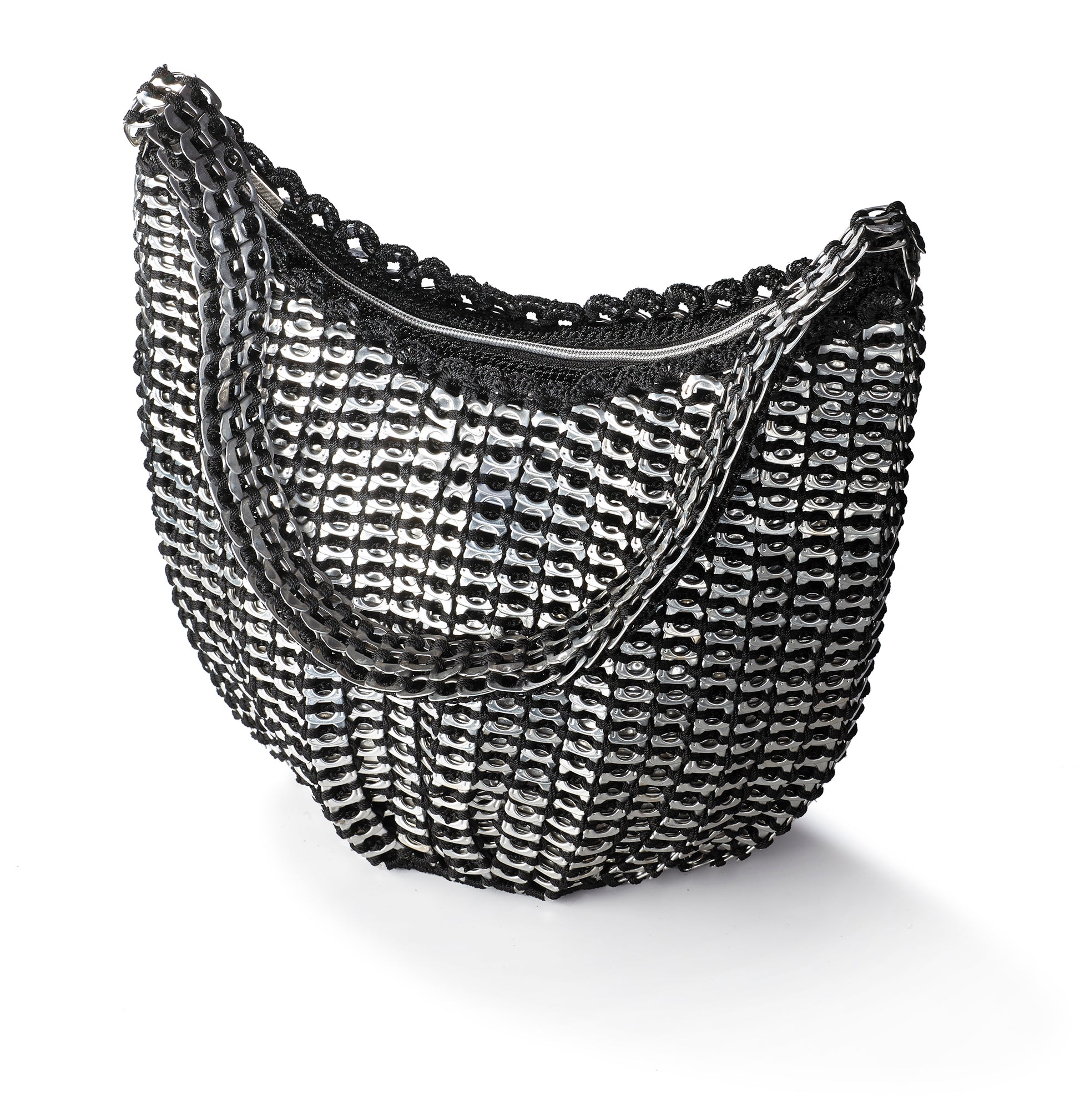 Plucky Upcycled Ring Pulls Bag  Smart Deco Homeware Lighting and Art by Jacqueline hammond