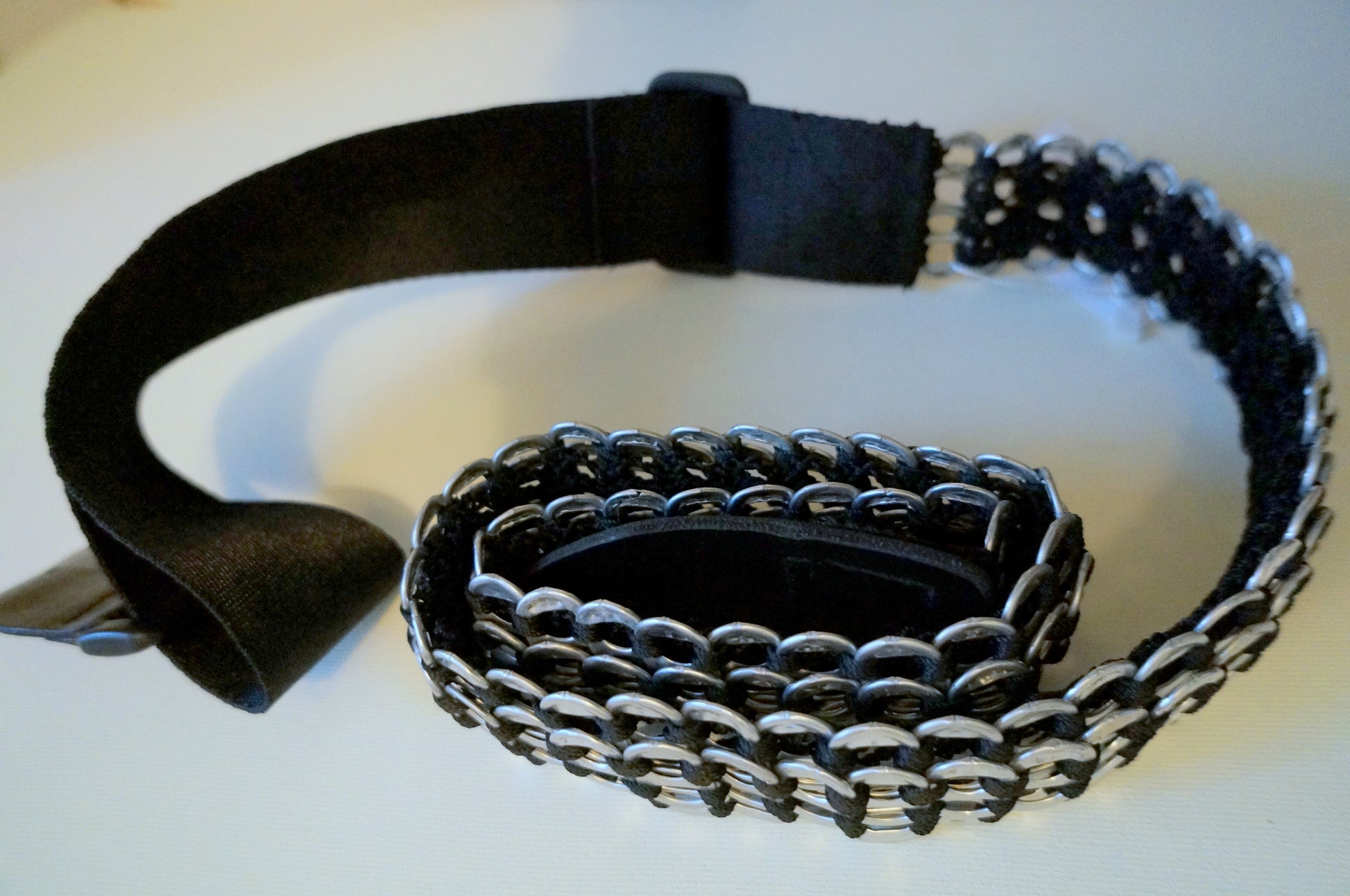 Recycled Ring Pull Guitar Strap  Smart Deco Homeware Lighting and Art by Jacqueline hammond