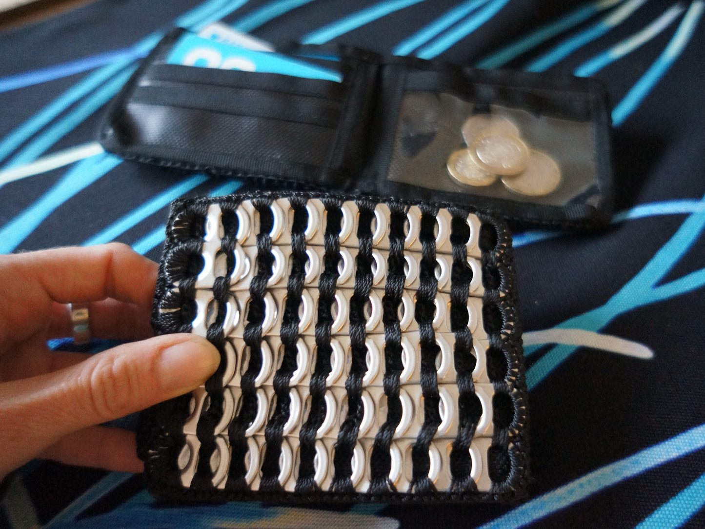 Recycled Ring Pull Wallet  Smart Deco Homeware Lighting and Art by Jacqueline hammond