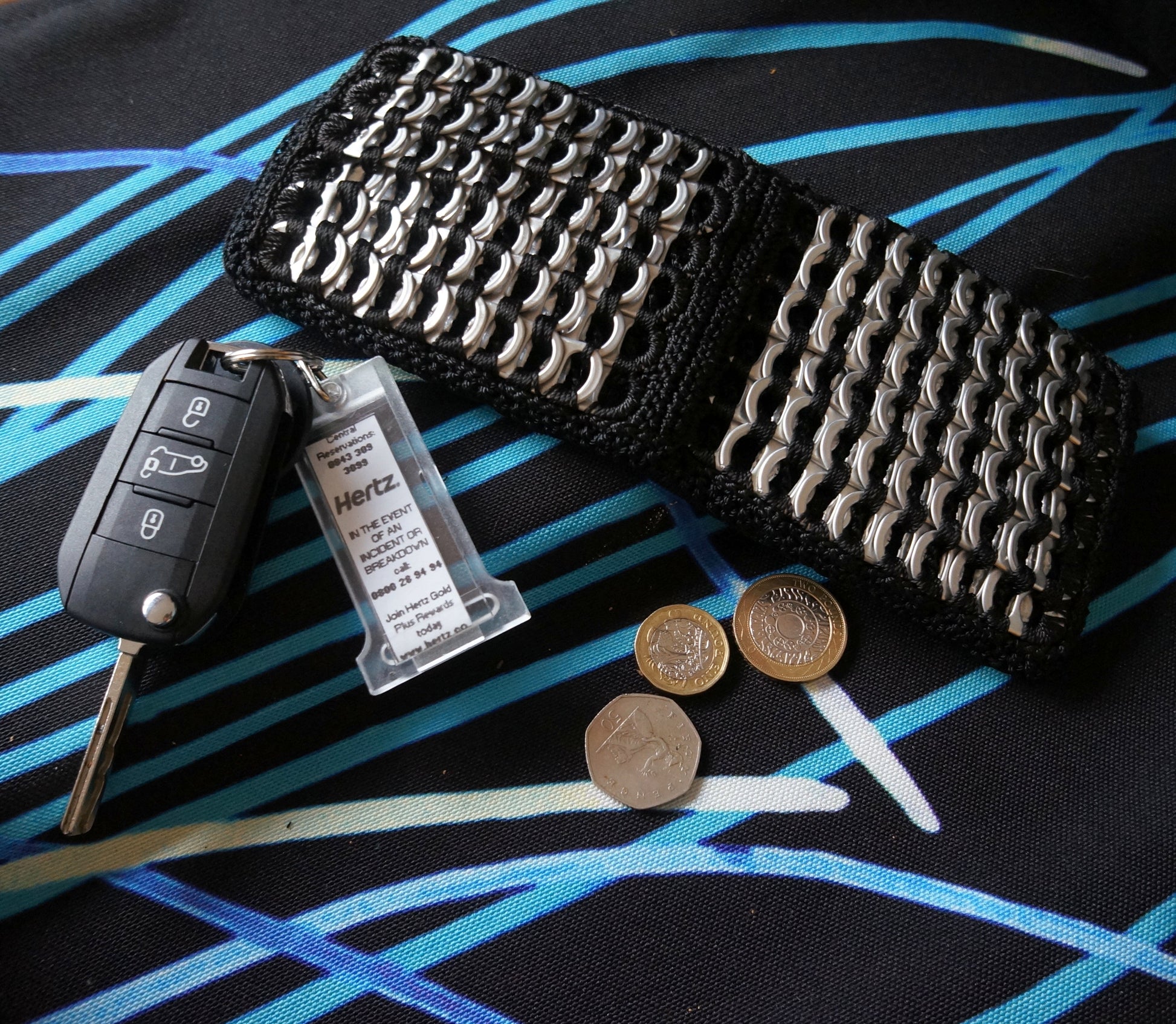 Recycled Ring Pull Wallet  Smart Deco Homeware Lighting and Art by Jacqueline hammond