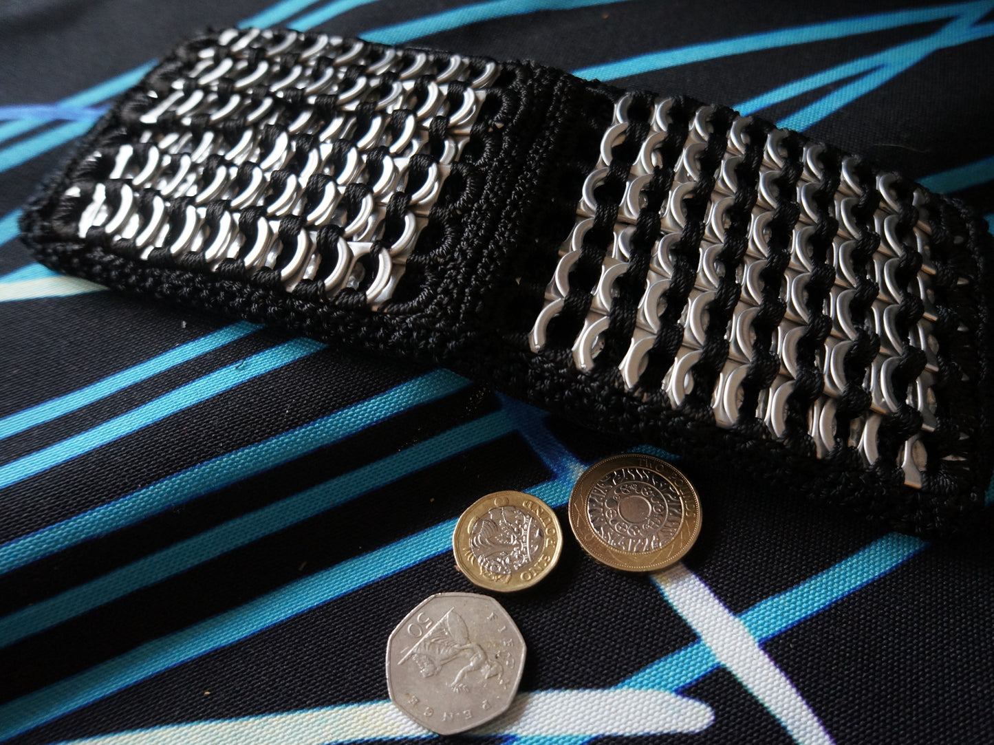 Recycled Ring Pull Wallet  Smart Deco Homeware Lighting and Art by Jacqueline hammond