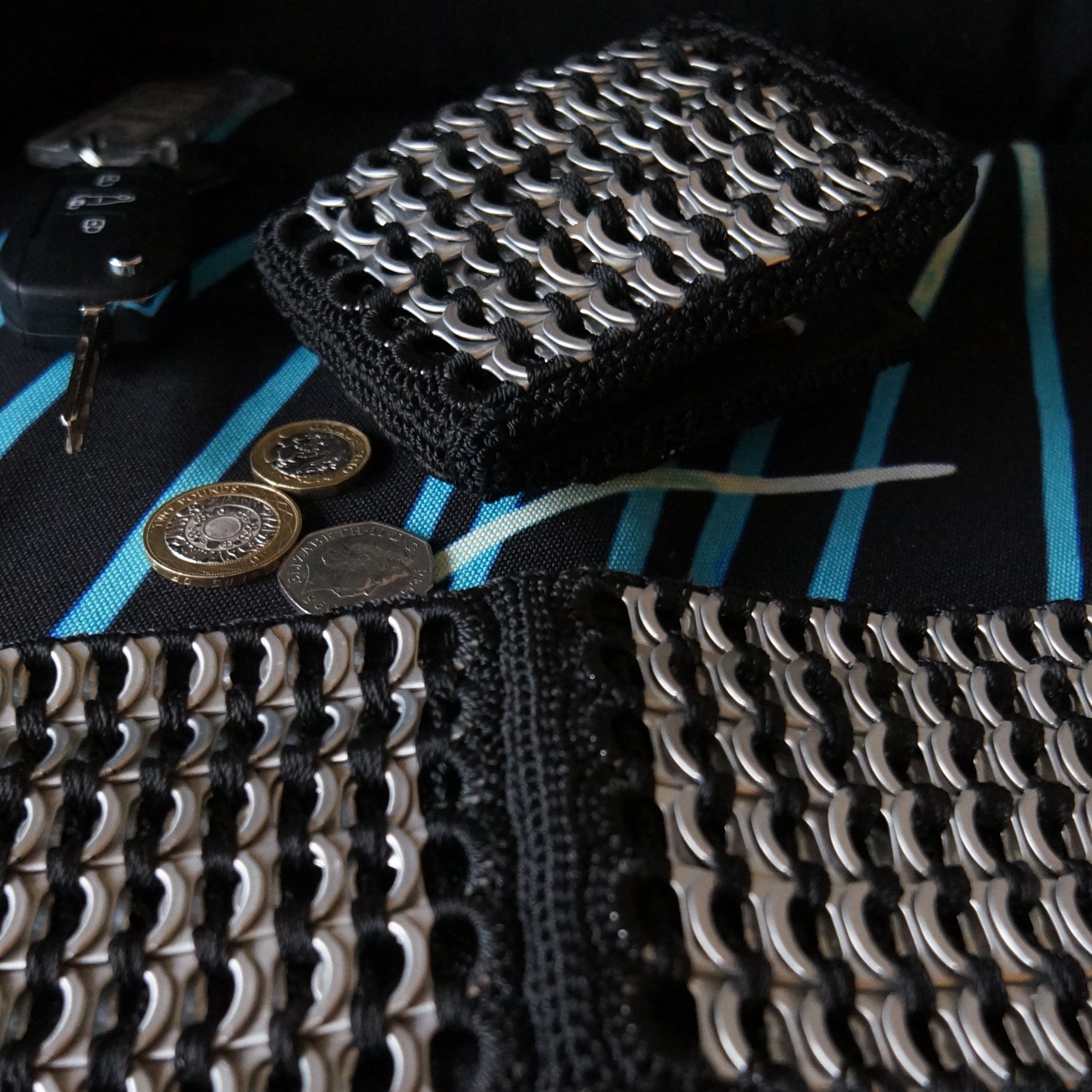 Recycled Ring Pull Wallet  Smart Deco Homeware Lighting and Art by Jacqueline hammond