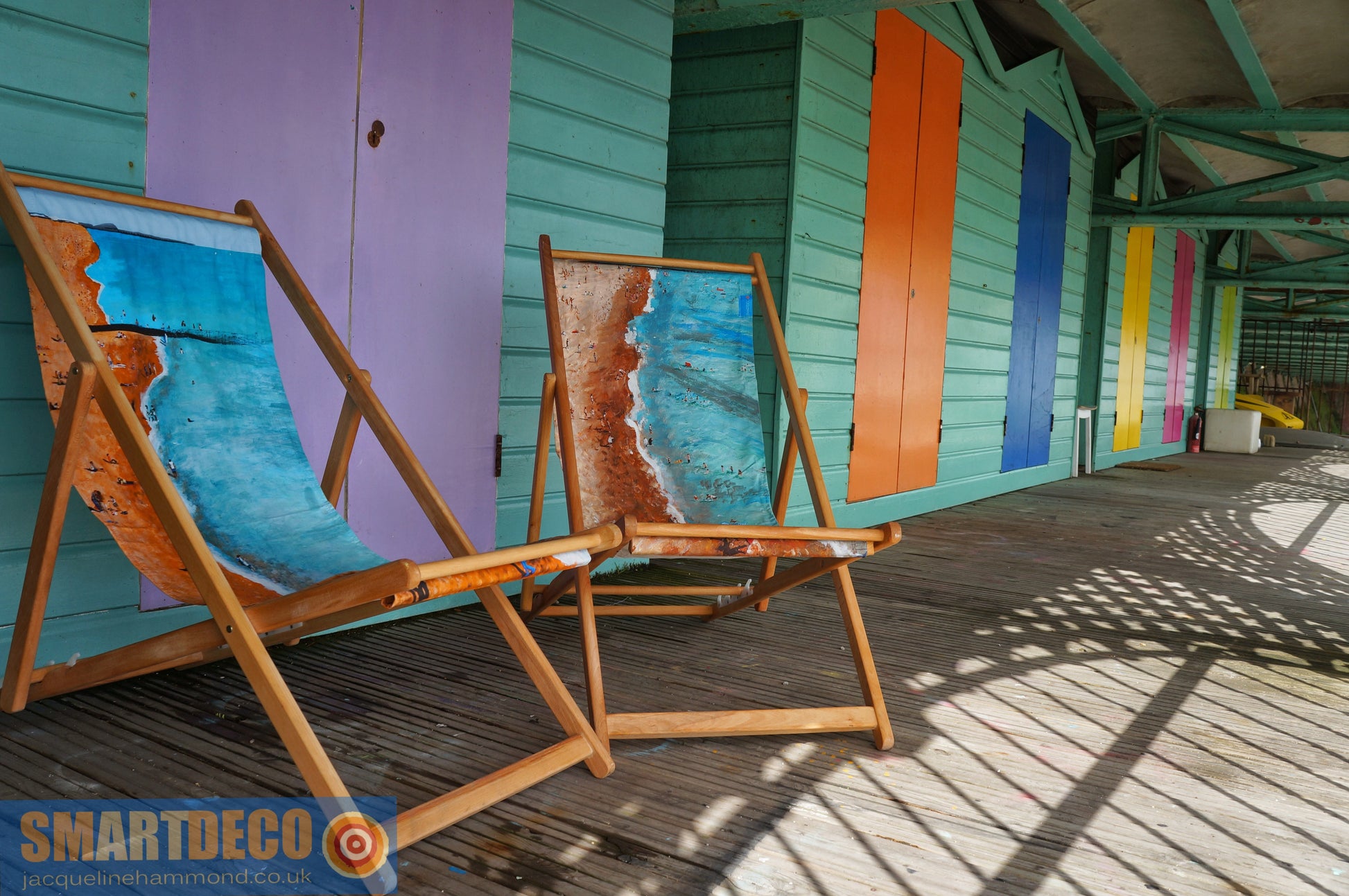Deckchair - Traditional Seaside - Life's a Beach  Smart Deco Homeware Lighting and Art by Jacqueline hammond