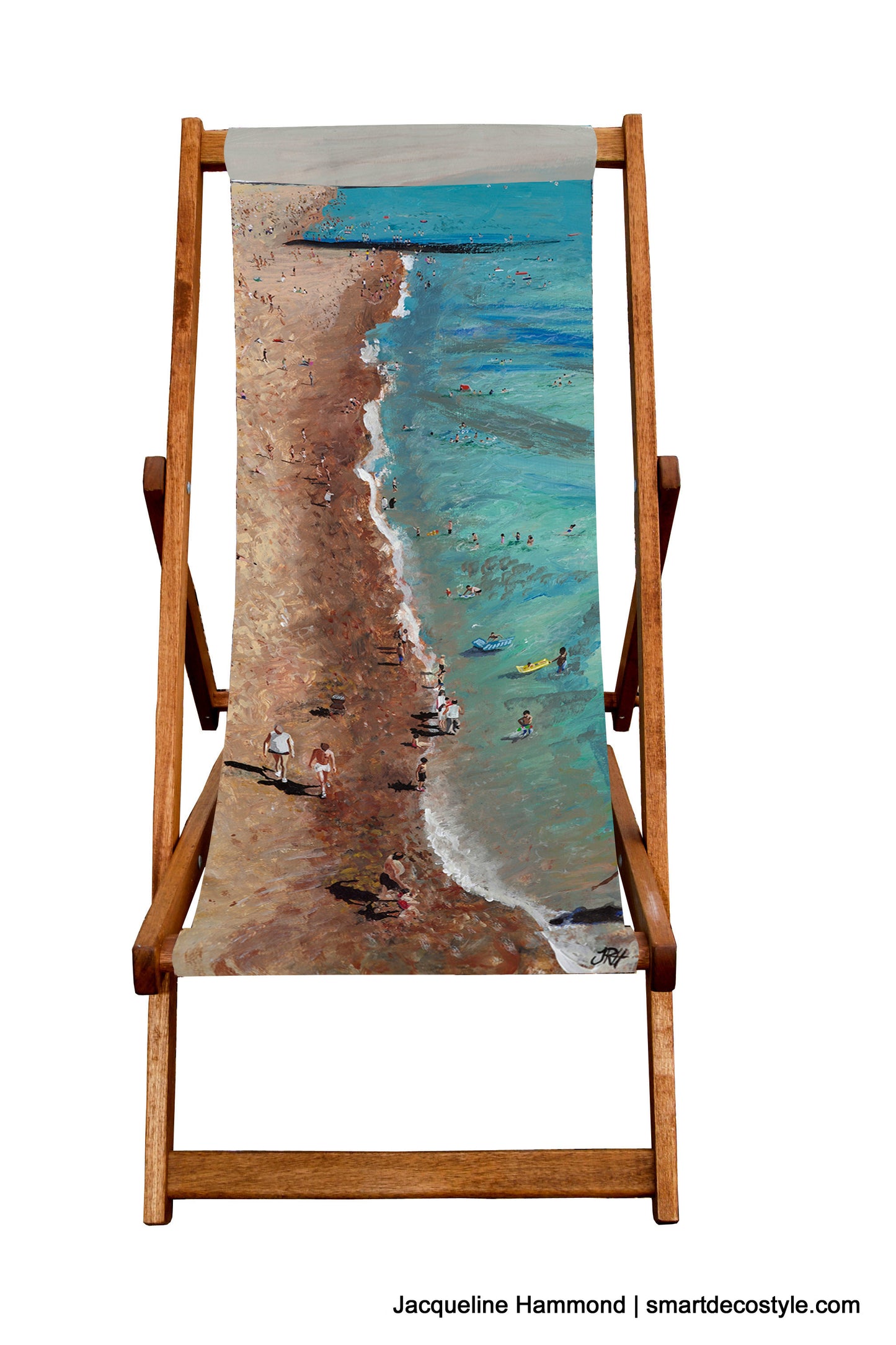 Deckchair - Traditional Seaside - Life's a Beach  Smart Deco Homeware Lighting and Art by Jacqueline hammond
